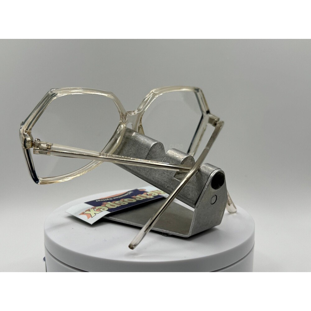 True Vintage Eyeglasses NOS Original Demo Lens Eyedeal Joyce Clear/Blue Frame - Picture 8 of 10